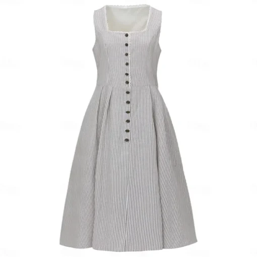 Oktoberfest Dress Dirndl Maid Bavarian German Munich Wiesn Women's Party Beer Festival Traditional Style Cloth Without Blouse