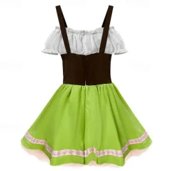 Oktoberfest Dress Dirndl Lederhosen Bavarian Maid German Munich Wiesn Boys' Girls' Traditional Style Cloth