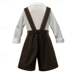 Oktoberfest Dress Dirndl Lederhosen Bavarian Maid German Munich Wiesn Boys' Girls' Traditional Style Cloth