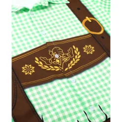 Oktoberfest Lederhosen Print Hawaii Shirts Aloha Shirt Graphic For Men's Adults' Carnival Oktoberfest Beer 3D Print Vacation Party