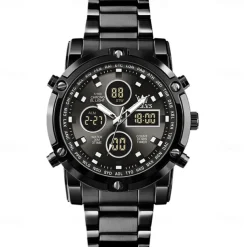 OLEVS 1106 Men's Watch Luxury Brand Quartz Watch Trend Sports Alarm Clock LED Display Waterproof Timing Code Watch Men's Watch