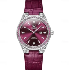 OLEVS 5606 Women's Watch Luxury Original Quartz Watch Waterproof Luminous Diamond Watch Fashion Elegant Women Watch