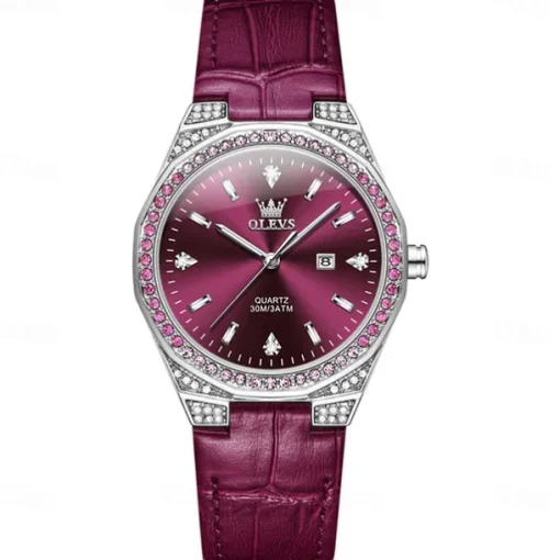 OLEVS 5606 Women's Watch Luxury Original Quartz Watch Waterproof Luminous Diamond Watch Fashion Elegant Women Watch