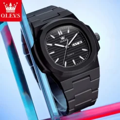 OLEVS Brand 5627 Casual Simple Waterproof Men's and Women's Watches Wine Barrel Parrot Thread Quartz Watch Original Wristwatch