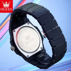 OLEVS Brand 5627 Casual Simple Waterproof Men's and Women's Watches Wine Barrel Parrot Thread Quartz Watch Original Wristwatch