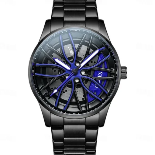 OLEVS Men Quartz Watch Creative Fashion Casual Wristwatch Luminous Waterproof Decoration Steel Watch