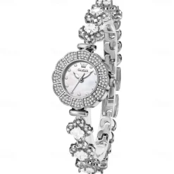 OLEVS Women Quartz Watch Creative Minimalist Fashion Wristwatch Waterproof Decoration Stainless Steel Watch