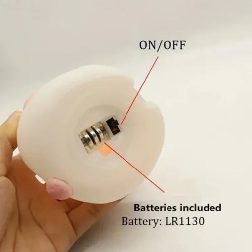 ON / OFF Children's Day New Year's Button Battery Powered 1PC
