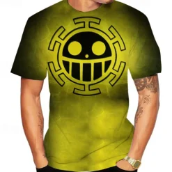 One Piece Monkey D. Luffy T-shirt Anime Cartoon Anime 3D 3D Harajuku Graphic For Couple's Men's Women's Adults' Back To School 3D Print