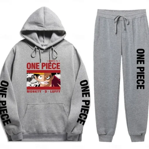 One Piece Monkey D. Luffy Hoodie Anime Cartoon Anime Harajuku Graphic Kawaii For Couple's Men's Women's Adults' Back To School Hot Stamping