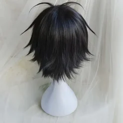 One Piece Monkey D. Luffy Wigs High Quality Anime One Piece Monkey D. Luffy Short Black Cosplay Wig Heat Resistant Synthetic Hair Wigs