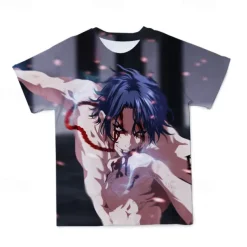 One Piece Monkey D. Luffy T-shirt Anime Cartoon Anime 3D 3D Harajuku Graphic For Couple's Men's Women's Adults' Back To School 3D Print