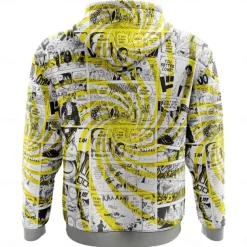 One Piece Monkey D. Luffy Luffy Gear 5 Hoodie Pullover Anime 3D Front Pocket Graphic For Couple's Men's Women's Adults' Halloween Carnival Masquerade 3D Print Party Casual Daily