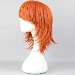 One Piece Nami Cosplay Wigs Heat Resistant Synthetic Hair Anime Party Wig Orange Carnival Party Wig Halloween Wigs