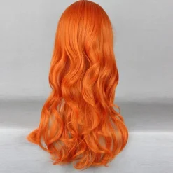 One Piece Nami Cosplay Wigs Heat Resistant Synthetic Hair Anime Party Wig Orange Carnival Party Wig Halloween Wigs