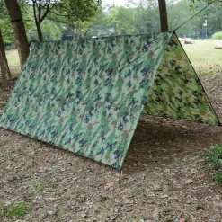 One Piece of Outdoor Multifunctional Square Canopy, Sun Protection Beach Canopy, Sunshade, Light Silver-Coated Floor Mat