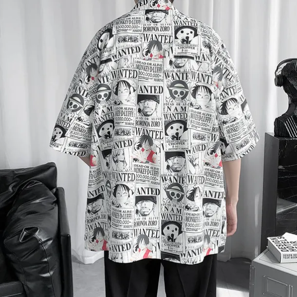 One Piece Roronoa Zoro Blouse / Shirt Anime Cartoon Anime 3D 3D Harajuku Graphic For Men's Adults' Carnival Masquerade Back To School 3D Print