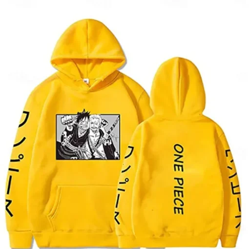 One Piece Roronoa Zoro Hoodie Anime Cartoon Anime Harajuku Graphic Kawaii For Couple's Unisex Adults' Back To School Hot Stamping