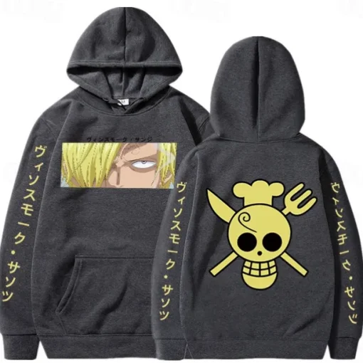 One Piece Roronoa Zoro Hoodie Anime Cartoon Anime Harajuku Graphic Kawaii For Couple's Unisex Adults' Back To School Hot Stamping