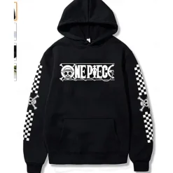 One Piece Roronoa Zoro Hoodie Anime Cartoon Anime Harajuku Graphic Kawaii For Couple's Unisex Adults' Back To School Hot Stamping