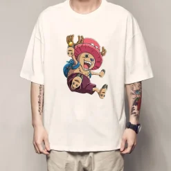 One Piece Tony Tony Chopper T-shirt Anime Cartoon Anime Harajuku Graphic Kawaii For Couple's Men's Women's Adults' Back To School Hot Stamping