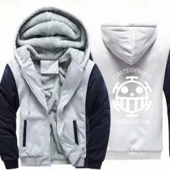 One Piece Trafalgar·Law Hoodie Anime Outerwear Anime Graphic For Couple's Men's Women's Adults' Hot Stamping Casual Daily