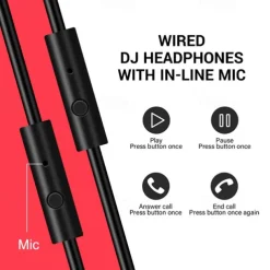 Oneodio A71 Wired Over Ear Headphone With Mic Studio DJ Headphones Professional Monitor Recording & Mixing Headset For Gaming
