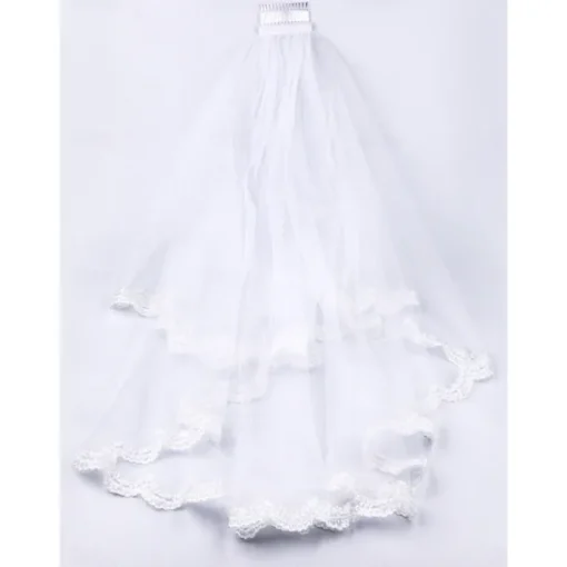 One-tier Comtemporary / Stylish Wedding Veil Elbow Veils with Satin Flower Tulle
