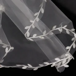 One-tier Pearls / Classic & Timeless / Elegant & Luxurious Wedding Veil Cathedral Veils with Faux Pearl / Appliques 118.11 in (300cm) Lace / Tulle