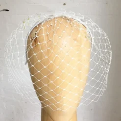One-tier Simple / Vintage Wedding Veil Blusher Veils / Birdcage Veils with Pure Color 15.75 in (40cm) Tulle