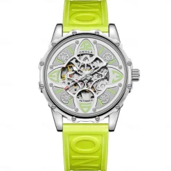 ONOLA Men's Watch Luxury Fashion High-quality Hollow Full-automatic Mechanical Watches Men Waterproof Silicon Tape Wristwatch