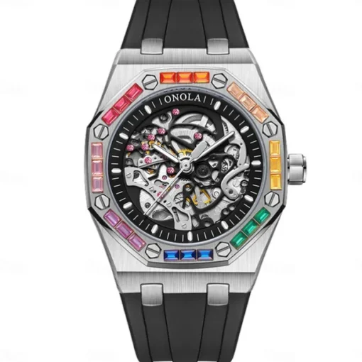 ONOLA Watch Top Brand Luxury Sports Men Wristwatch Waterproof Automatic Mechanical Watches