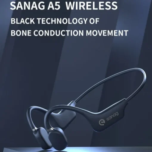 Open-Ear Wireless Earphones Air Conduction Headphones Bluetooth 5.0 with Mic Lightweight Waterproof for Running Hiking Driving Cycling