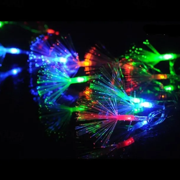 Optic Fiber Fairy String Light 1.5M10LED/3M20LEDs Battery Operated LED String Light Lamp for Wedding Bedroom Home Window Decoration