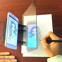 Optical Clear Drawing Board, Portable Optical Tracing Board Image Drawing Board Tracing Drawing Projector Optical Painting Board Sketching Tool For Kids, Beginners, Artists Back to School Supplies