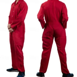 Orange Prisoner Jumpsuit Super Heroes Carnival Costume Jumpsuit Adults' Men's Women's Movie TV Theme Costumes Party Halloween Carnival Easy Carnival Costume