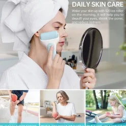 Original Skincare Ice Roller For Face SOICY S20 Derma Cooler Massager For Face Lift Sun Damage Redness Pain Relife