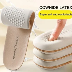 Orthopedic Memory Foam Insoles – Arch Support, Breathable, Shock-Absorbing, Anti-Slip, Soft Cushioning Shoe Inserts for Men & Women – Ideal for Daily Wear & Sports
