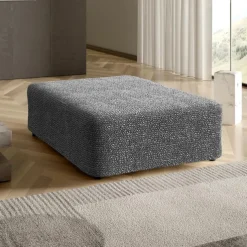 Ottoman Cover Stretchy and Durable Slipcover Perfect for Protecting and Refreshing Your Ottoman Adds Style and Comfort to Any Living Room or Bedroom Decor
