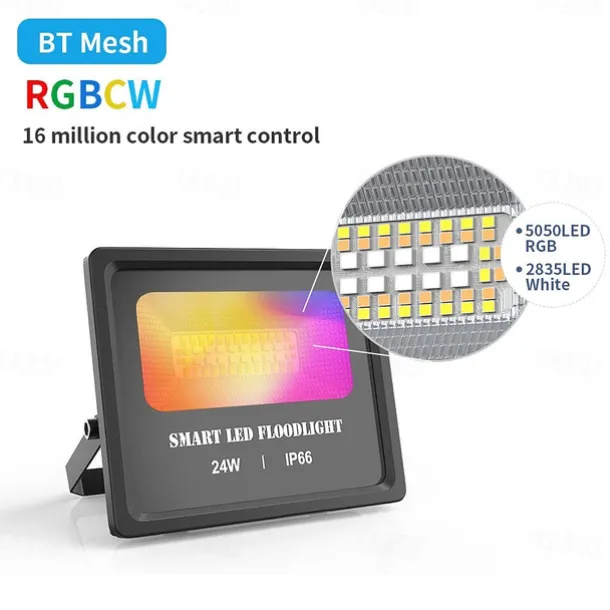 Outdoor APP Outdoor RGB Landscape Bluetooth Floodlight Outdoor Lights Villa Garden Lighting Garden Atmosphere Botanical Wedding Bar Light