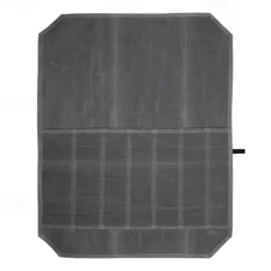 Outdoor Camping Picnic Portable Knife Bag Kitchen Knife Roll Bag Portable Wax Canvas Waterproof Cookware Kitchenware Storage Bag