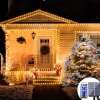Outdoor Fairy String Lights Solar 30m-300LEDs 50m-500LEDs Waterproof Remote Control Tree Lights Christmas Wedding Party Holiday Garden Street Tree House Decoration