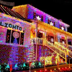 Outdoor Fairy String Lights Solar 30m-300LEDs 50m-500LEDs Waterproof Remote Control Tree Lights Christmas Wedding Party Holiday Garden Street Tree House Decoration