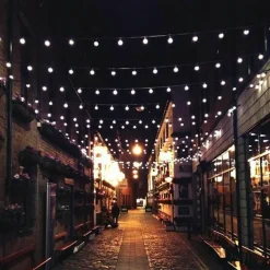 Outdoor Globe String Lights Solar/Plug in Remote Control 10M 20M 30M 40M 50M Party Holiday String Lights Creative String Lights Holiday 1set