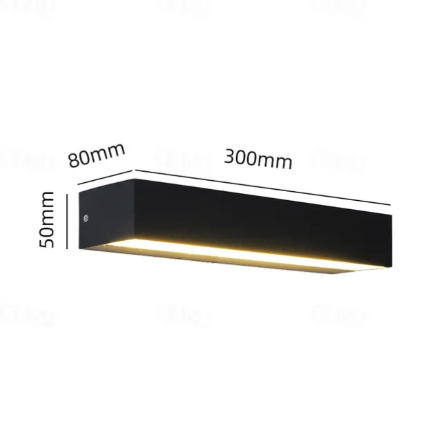 Outdoor Indoor LED Wall Lights Bedroom Aluminum Wall Light One Font Wall Lamp IP65 85-265V 12/18/24 W
