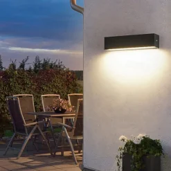 Outdoor Indoor LED Wall Lights Bedroom Aluminum Wall Light One Font Wall Lamp IP65 85-265V 12/18/24 W