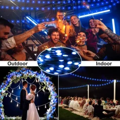 Outdoor IP65 Waterproof LED Strips Lights 328ft 100m Flexiable Christmas String Lights 1000 LEDs Multicolor Creative String Lights for Patio Lawn Garden Holiday Lights Party Holiday Wedding 29V