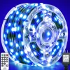 Outdoor IP67 Waterproof LED Strips Lights 328ft 100m Flexiable Christmas String Lights 1000 LEDs Multicolor Creative String Lights for Patio Lawn Garden Holiday Lights Party Holiday Wedding 29V
