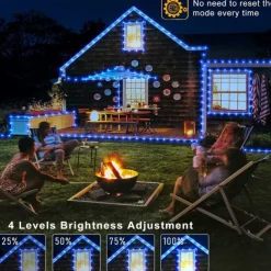 Outdoor IP67 Waterproof LED Strips Lights 328ft 100m Flexiable Christmas String Lights 1000 LEDs Multicolor Creative String Lights for Patio Lawn Garden Holiday Lights Party Holiday Wedding 29V