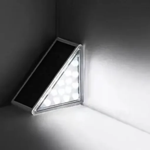 Outdoor IP67 Waterproof Solar Step Light Outdoor Stair Lights LED Lens Design Super Bright Anti-theft Stair Light Decor Lighting For Garden Deck Garden Lamp Landscape Lights 1X 2X